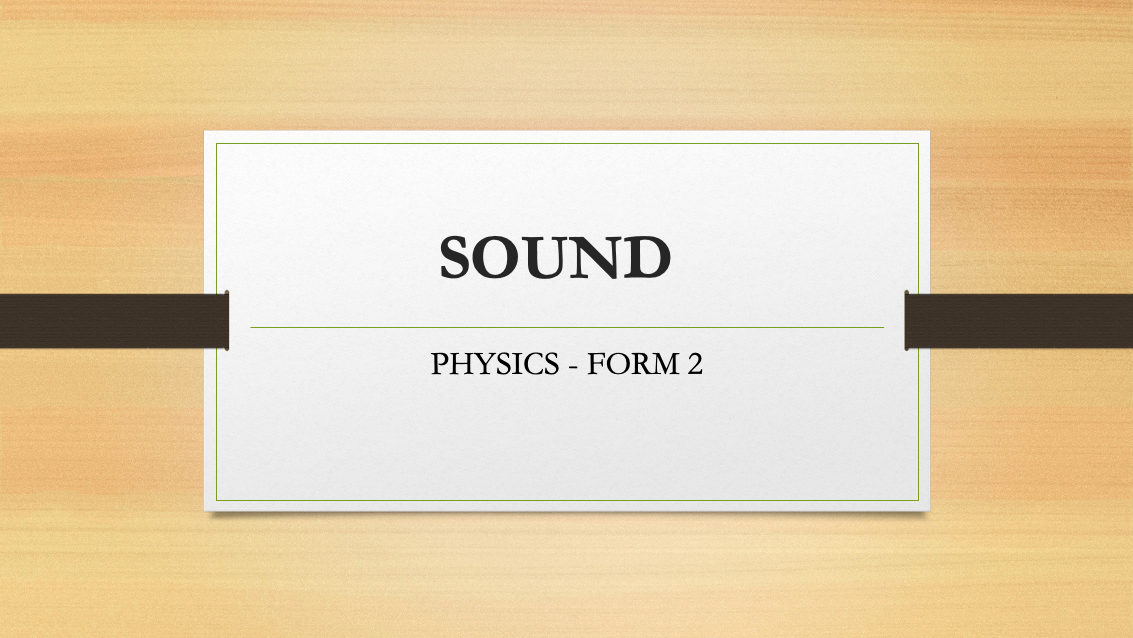 SOUND